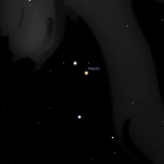 Marte e Chi leonis: tra le zampe del felino